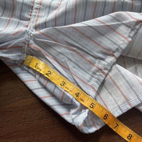 NOS Vintage Boxer Shorts 1970s Permanent Press Size 38 Light Blue Stripe 2 - Picture 7 of 7